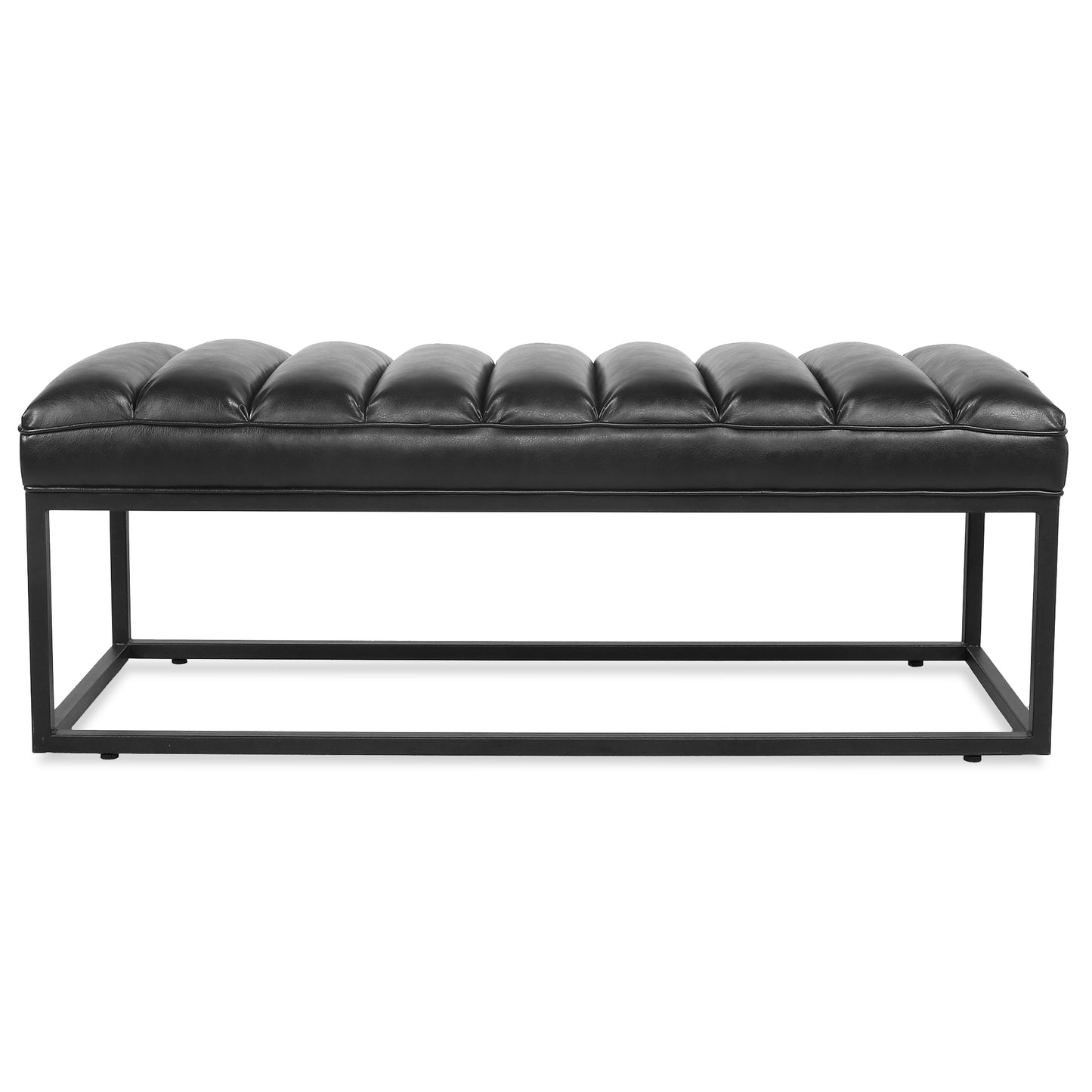 （缺货）Metal Base Upholstered Bench for Bedroom for Entryway