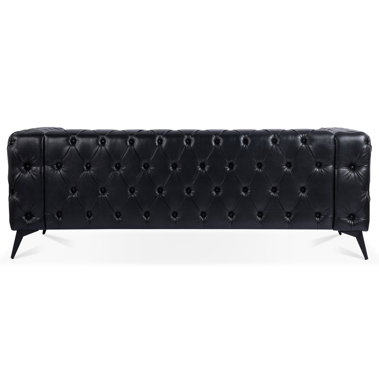 84.06 Inch Width Traditional Square Arm removable cushion 3 seater Sofa