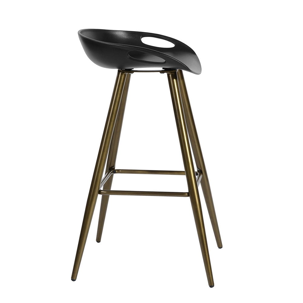 （缺货）Bak Bar & Counter Stool (Set of 2) - Black & Gold