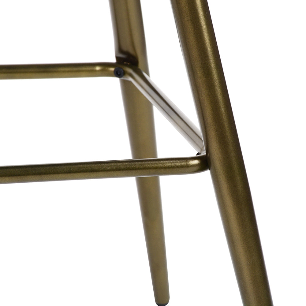 （缺货）Bak Bar & Counter Stool (Set of 2) - Black & Gold