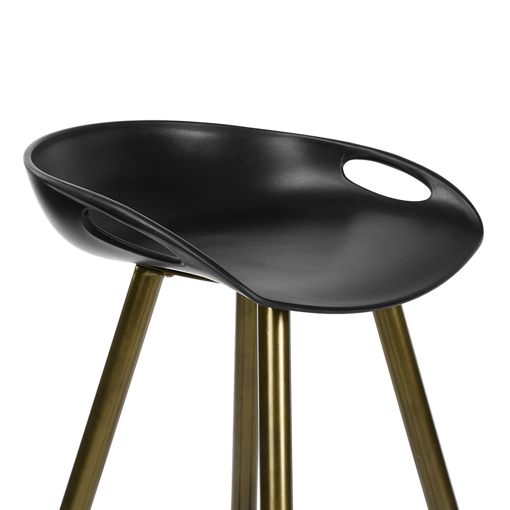 （缺货）Bak Bar & Counter Stool (Set of 2) - Black & Gold