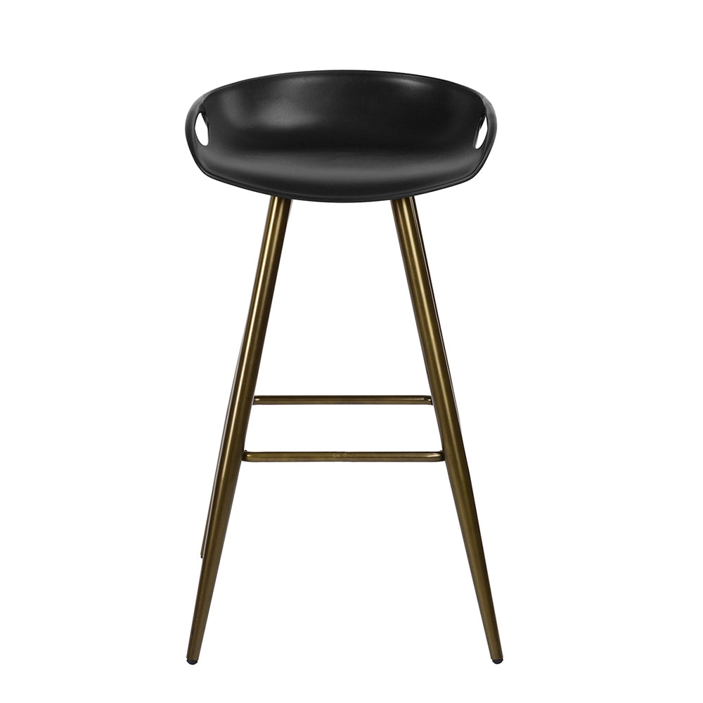 （缺货）Bak Bar & Counter Stool (Set of 2) - Black & Gold