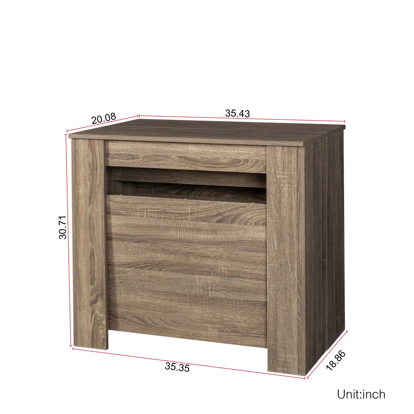 Multifunctional extendable console table