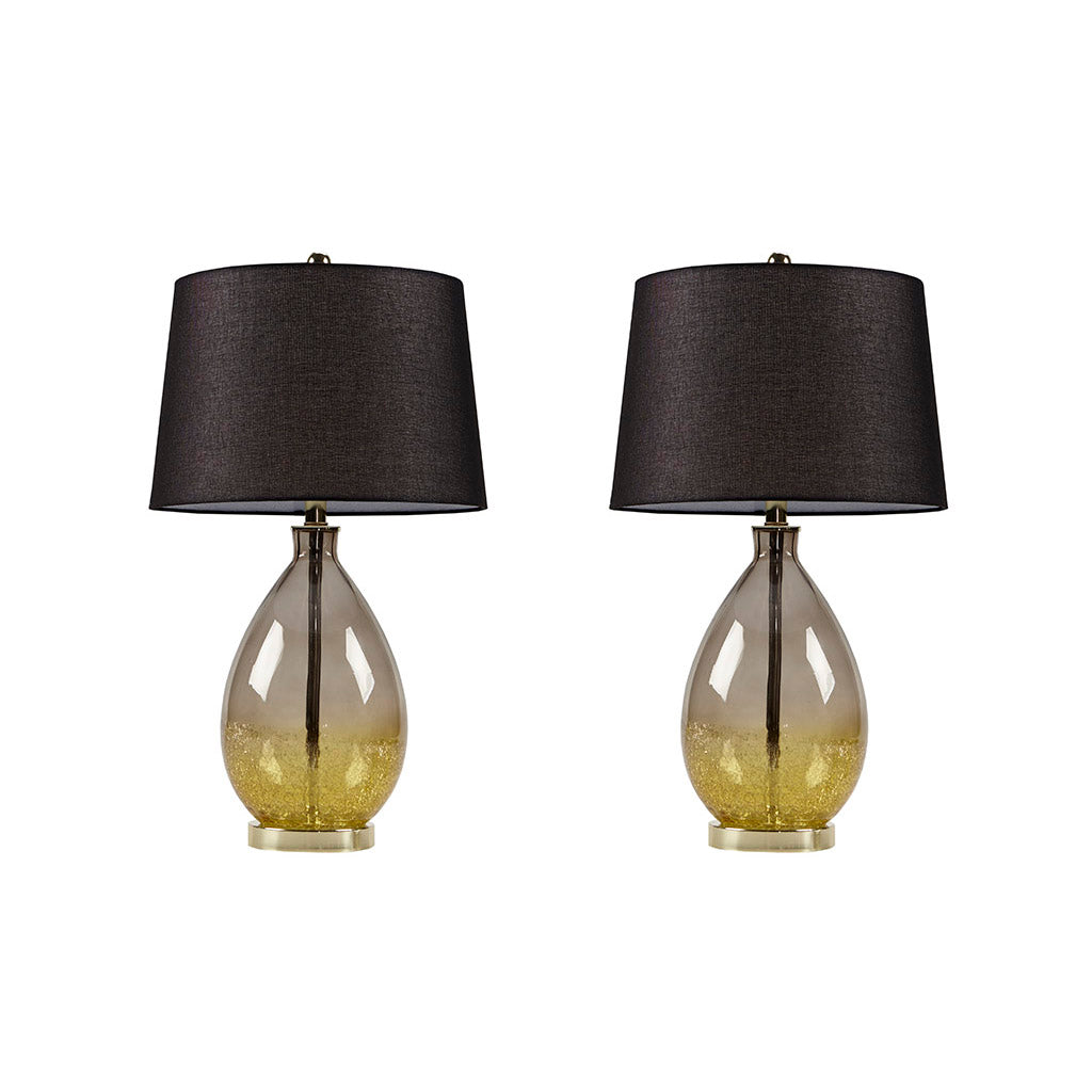 Cortina Ombre Glass Table Lamp, Set of 2