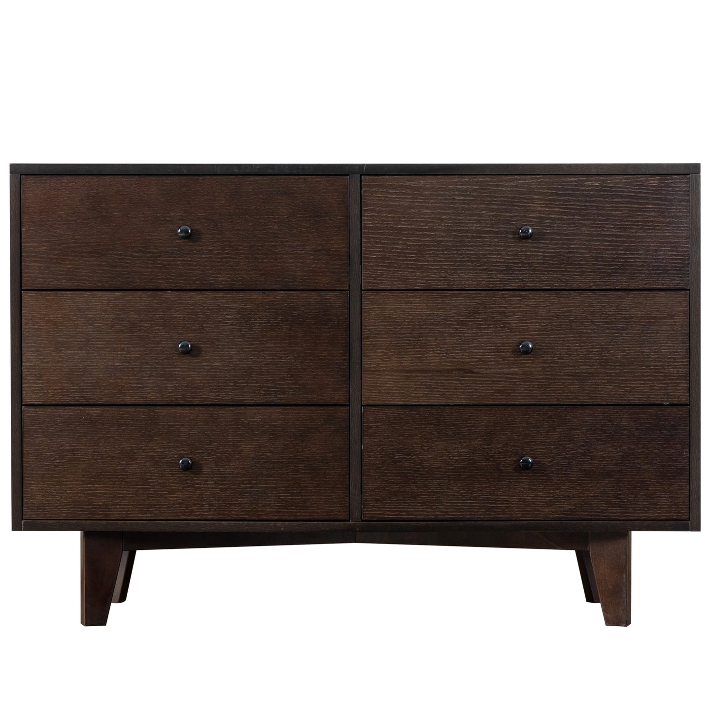 Solid Wood spray-painted drawer dresser bar,buffet tableware cabinet lockers buffet server console table lockers, retro round handle, applicable to the dining room, living room,kitchen corridor auburn