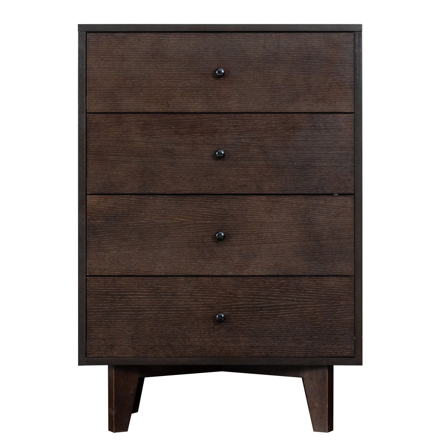 Solid Wood spray-painted drawer dresser bar,buffet tableware cabinet lockers buffet server console table lockers, retro round handle, applicable to the dining room, living room,kitchen corridor auburn