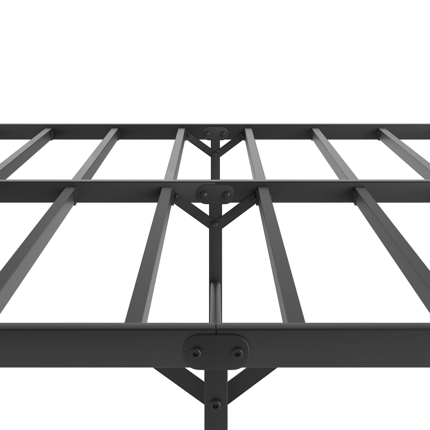 Metal Platform Bed frame ,Sturdy Metal Frame, No Box Spring Needed(King)