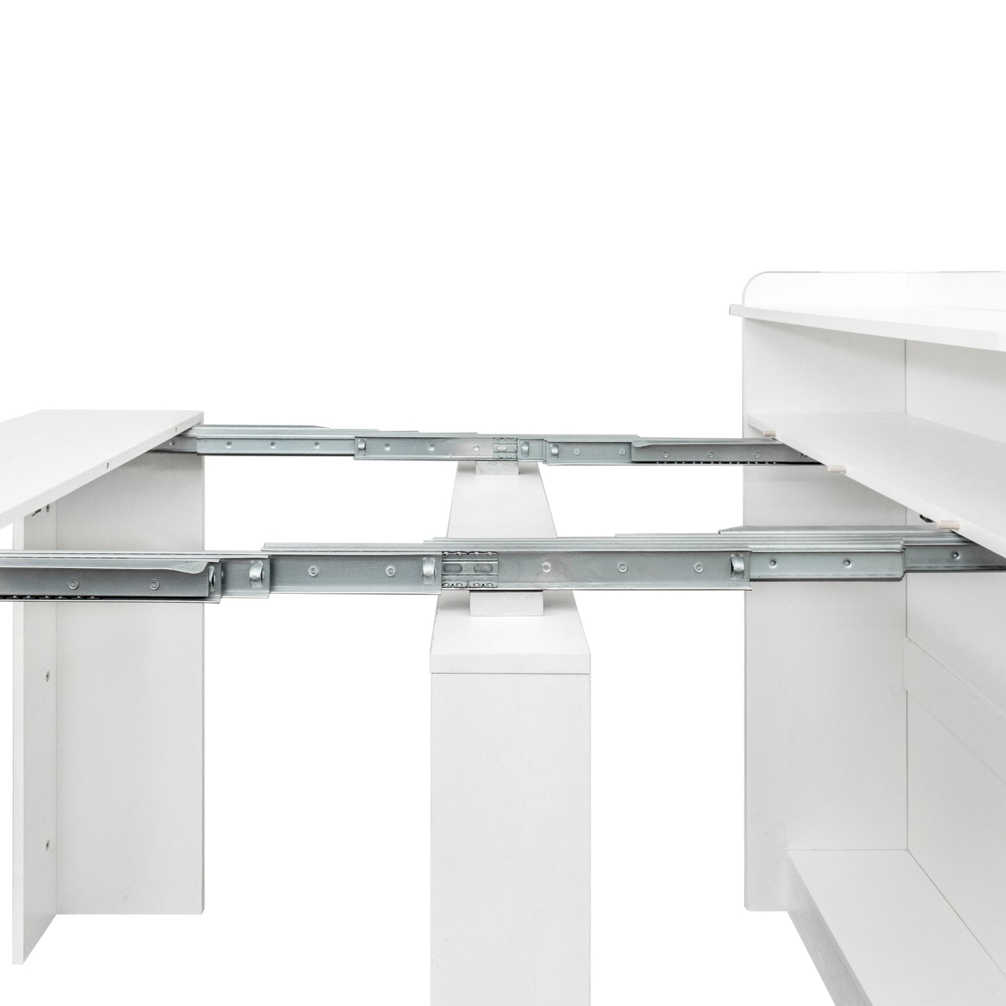 Modern Extendable Dining Table with Storage