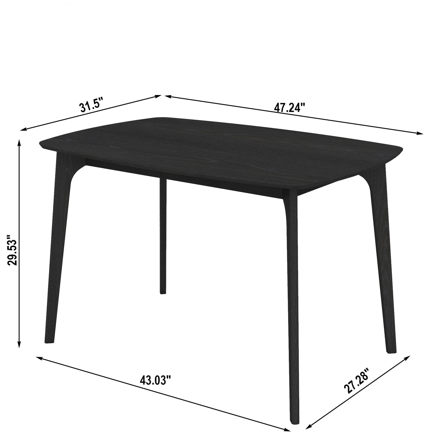 Solid Wood Dining Table - Timeless Elegance for Your Dining Space