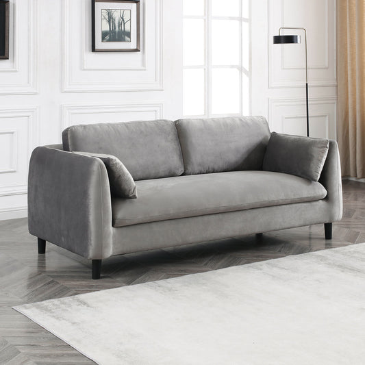 （缺货）78.74inch 2-Seat Upholstered Loveseat Sofa Modern Couch, Luxury Classic for Living Room Bedroom Apartment Office