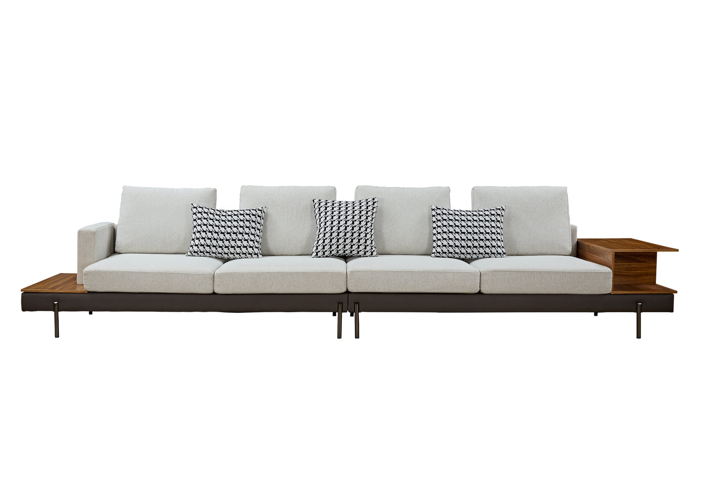 Luxury sofa/Fabric sofain Living Room Left and Right Interchangeable/four seat sofa/off-white