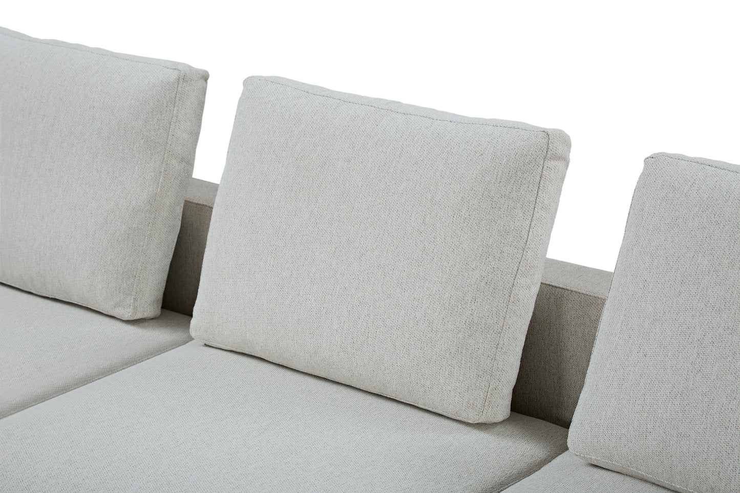 Luxury sofa/Fabric sofain Living Room Left and Right Interchangeable/four seat sofa/off-white