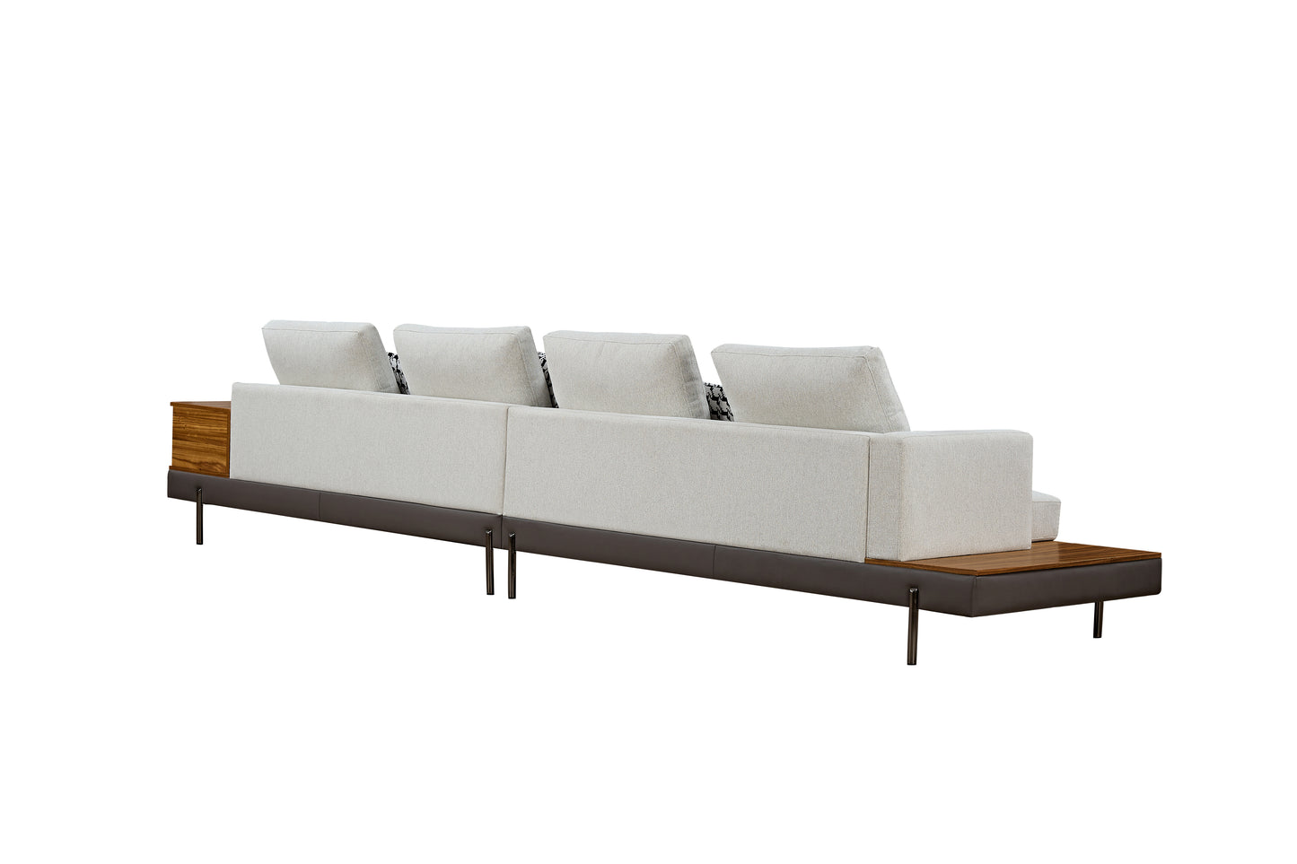 Luxury sofa/Fabric sofain Living Room Left and Right Interchangeable/four seat sofa/off-white