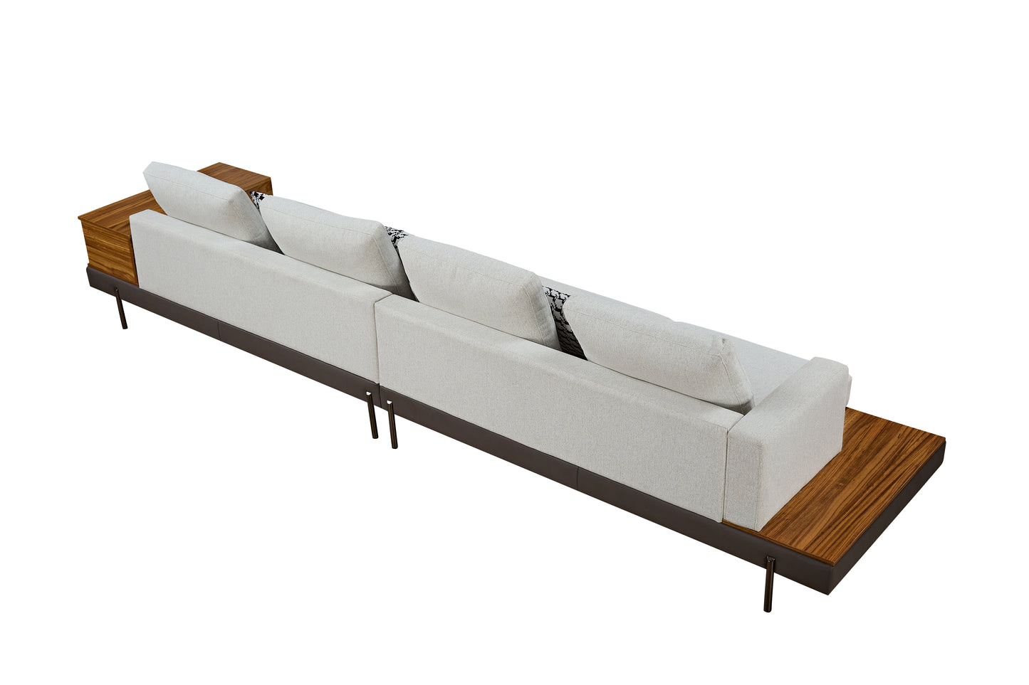 Luxury sofa/Fabric sofain Living Room Left and Right Interchangeable/four seat sofa/off-white