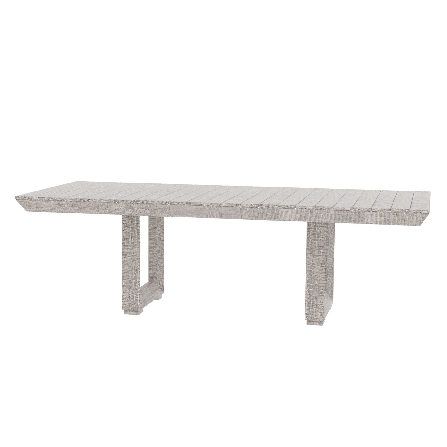 98" Rectangular dining table Stretchable Farmhouse dining table for Dining Room, Home Office Gray