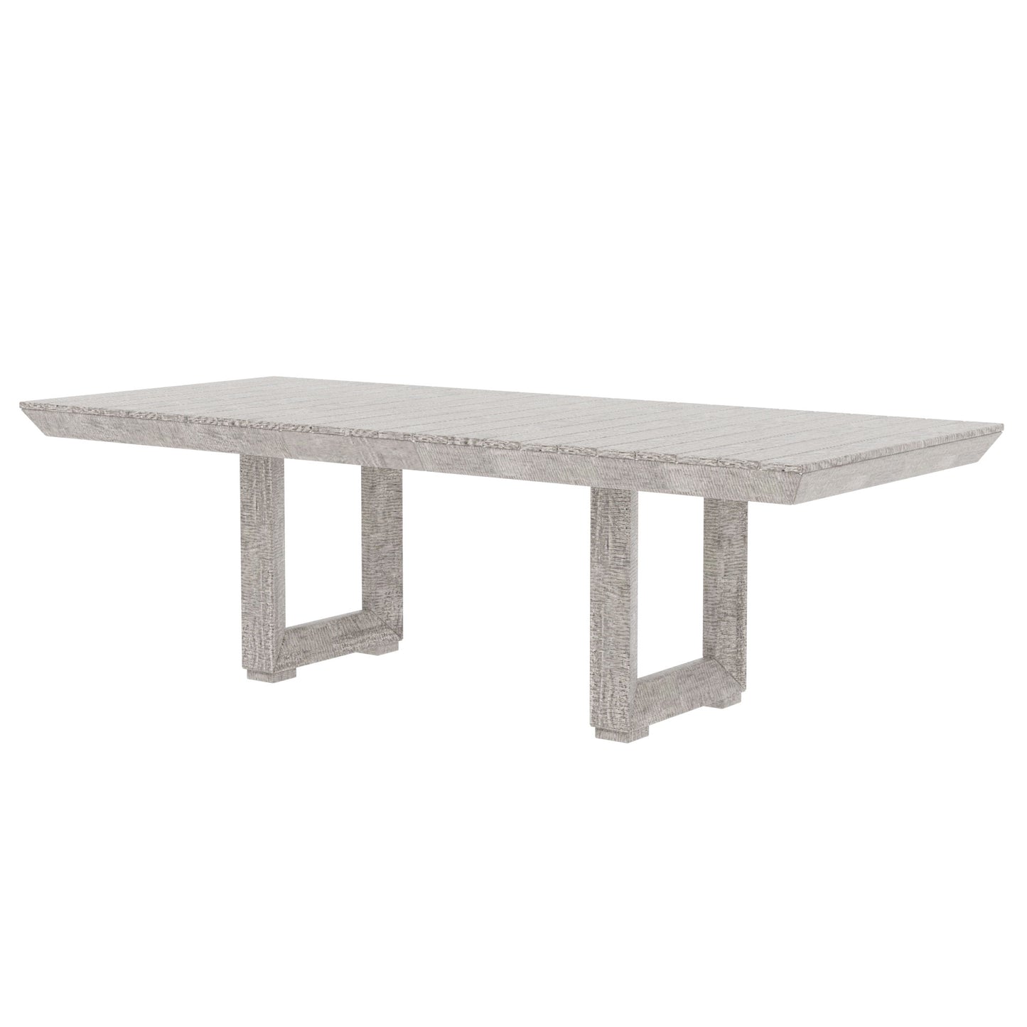 98" Rectangular dining table Stretchable Farmhouse dining table for Dining Room, Home Office Gray