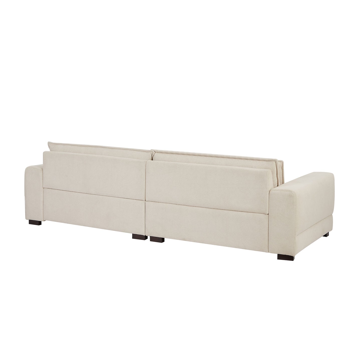 （预计10.3-10.10到货）Mid-Century Sofa Couch Modern Upholstered Couch for Livingroom,Bedroom, Apartment, Home Office Beige