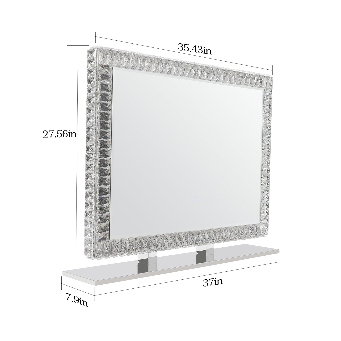 （缺货）LED Crystal Mirror Light With Dimmable Lights