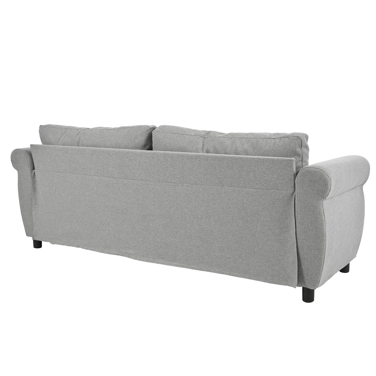 U_Style 80.7'' 2-in-1 Sofa Bed Sleeper with Large Memory Mattress(63''*70.9*3.3 inch), for Living Room Spaces Bedroom