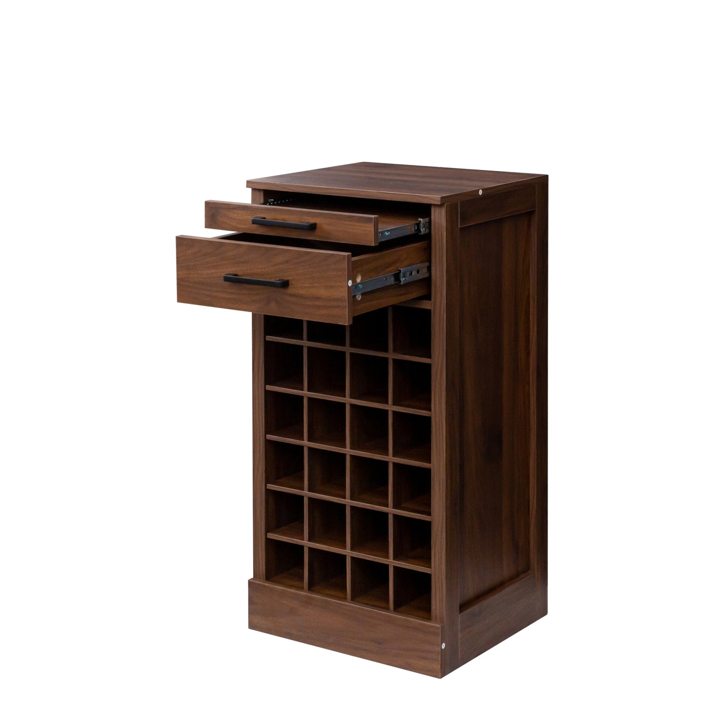 4.brown walnut color modular 28 wine bar cabinet Buffet Cabinet