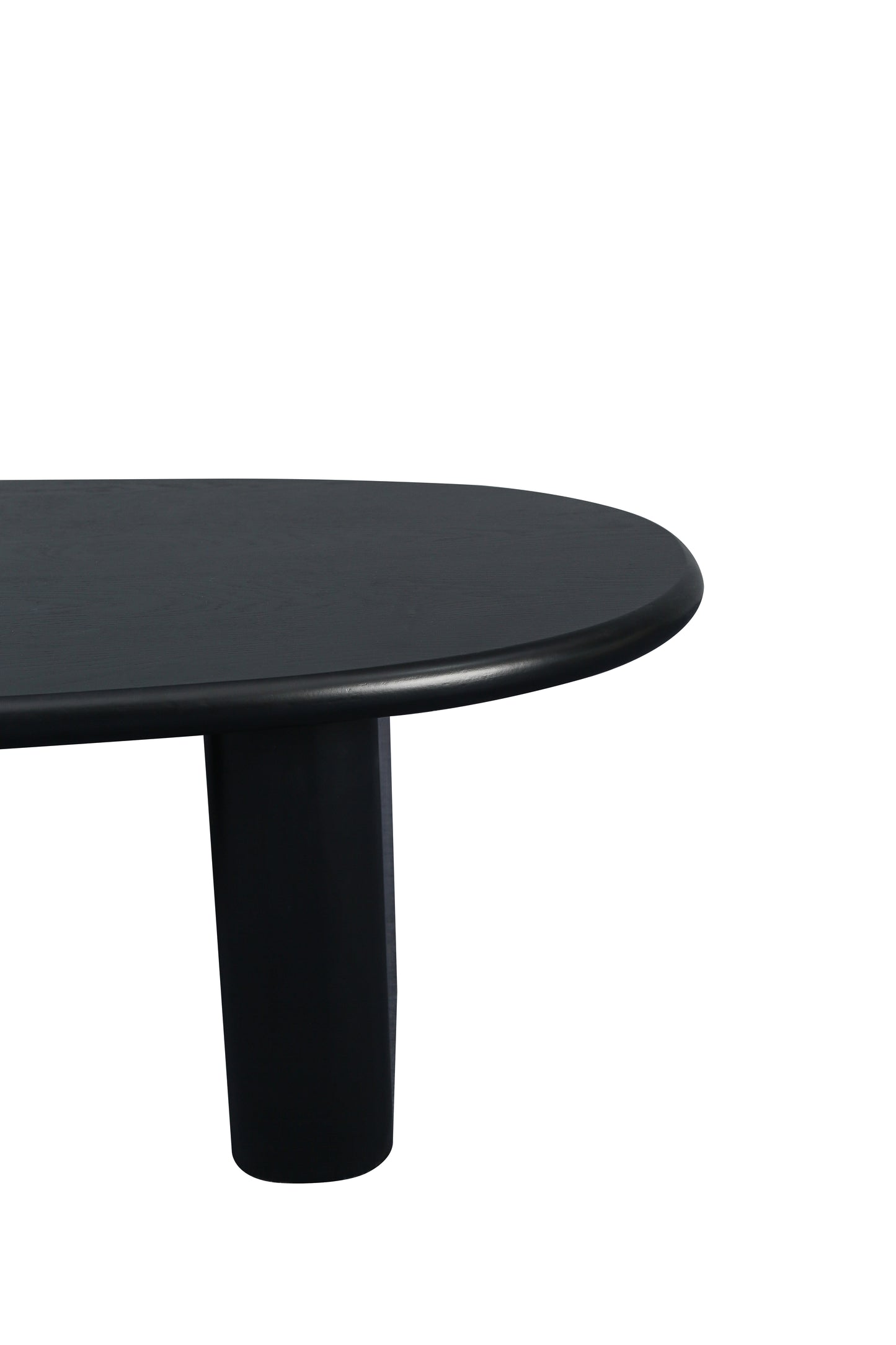 51'' Tapered Tabletop Coffee Table (BLACK)