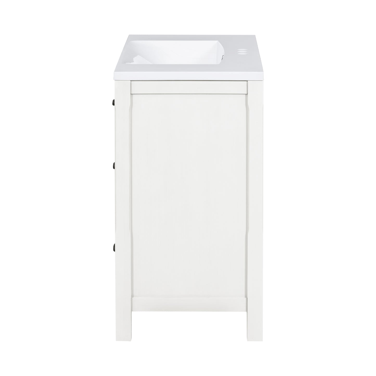 36''Bathroom Vanity with Undermount Sink,Modern Bathroom Storage Cabinet with 2 Drawers and 2 Cabinets,Solid Wood Frame Bathroom Cabinet