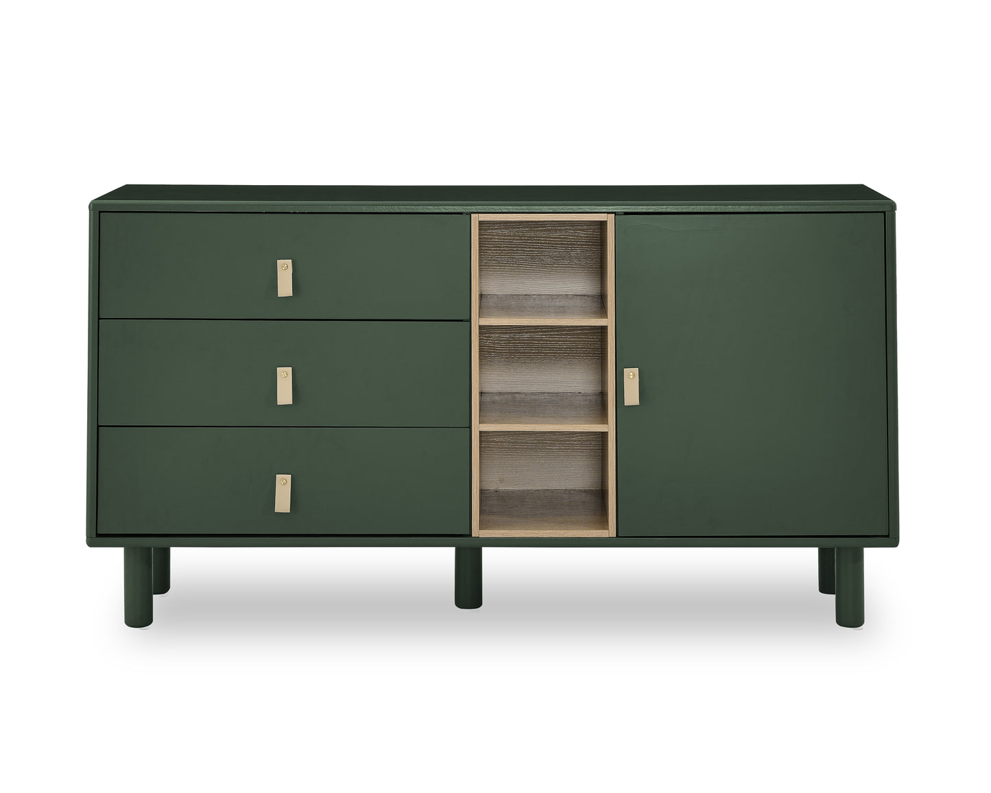 （缺货）Storage cabinet with doors and drawers, chest of drawers, multifunctional storage cabinet, modern chest of drawers, wooden storage cabinet, leather handle drawer chest, home storage cabinet, office ch