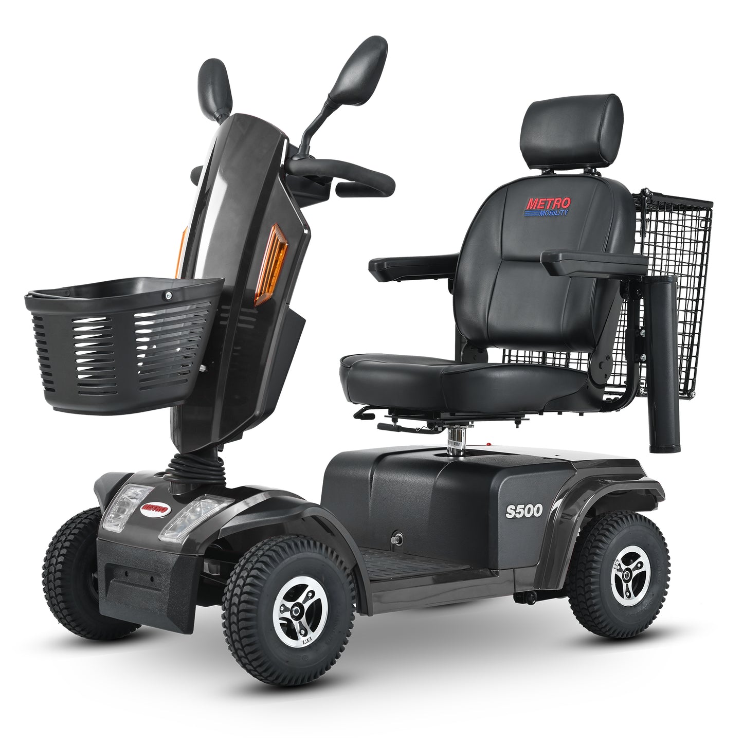 （9.6~9.13补货）S500-BLACK Heavy Duty Mobility Scooter