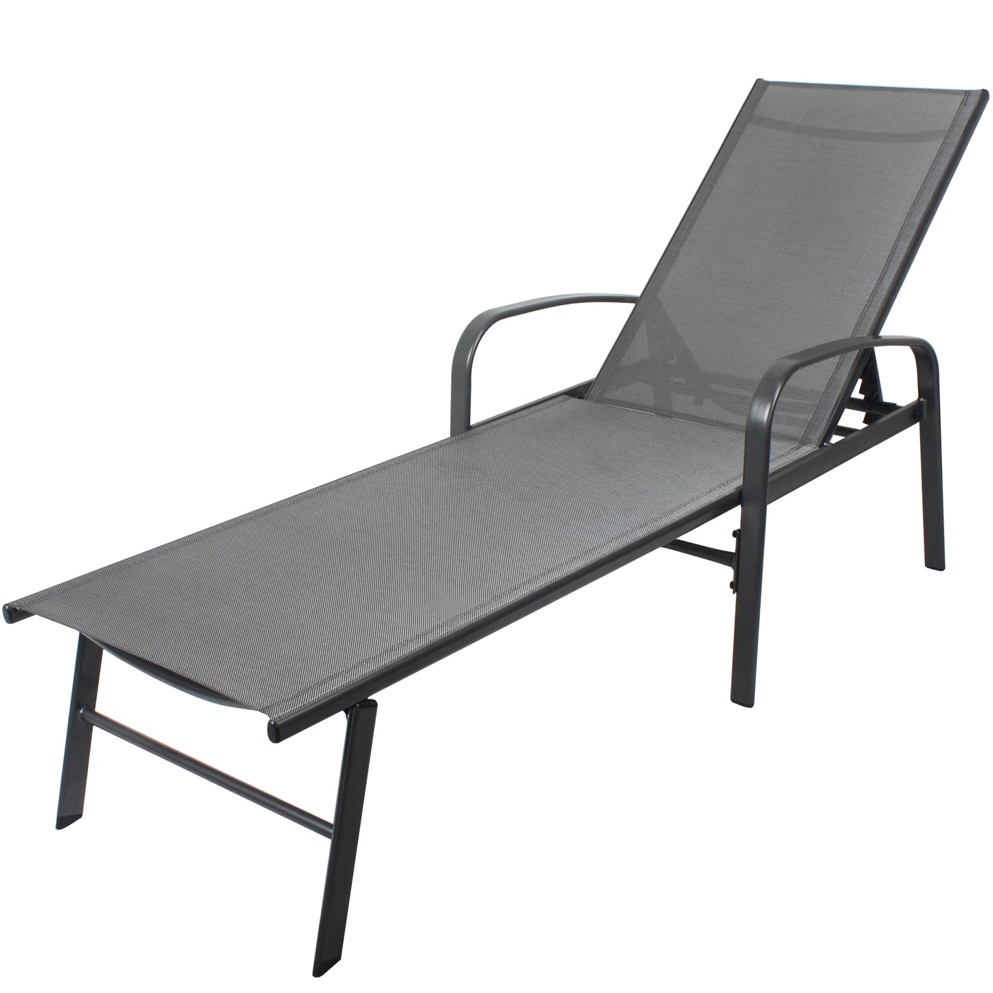 （缺货）Outdoor Patio Swimming Pool Lounge Gray Color with Pillow