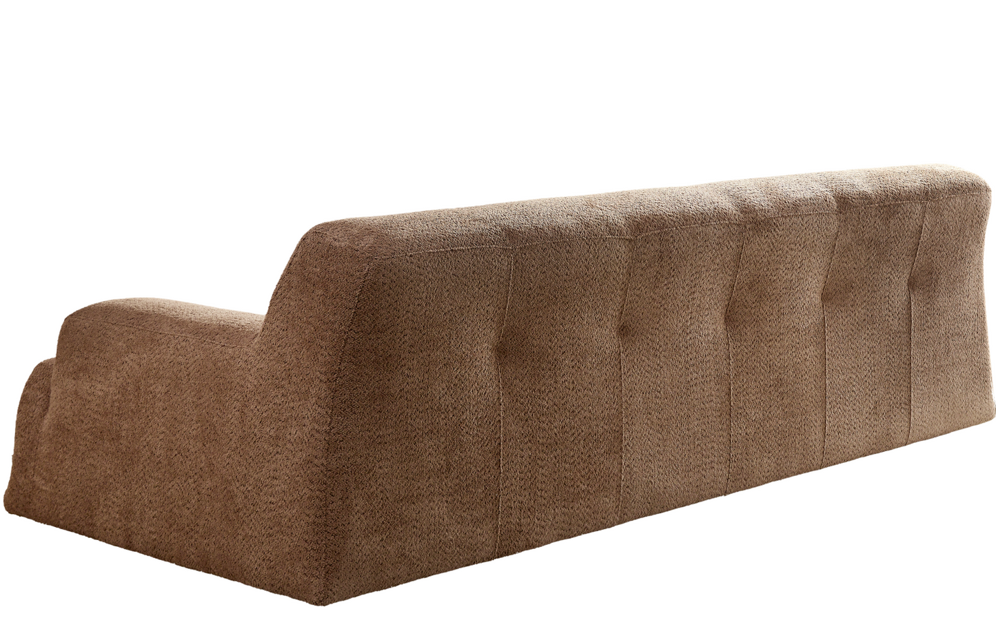 WKS9 Camel sofa, modern simplicity, durable fabric, solid wood frame, high density sponge filler