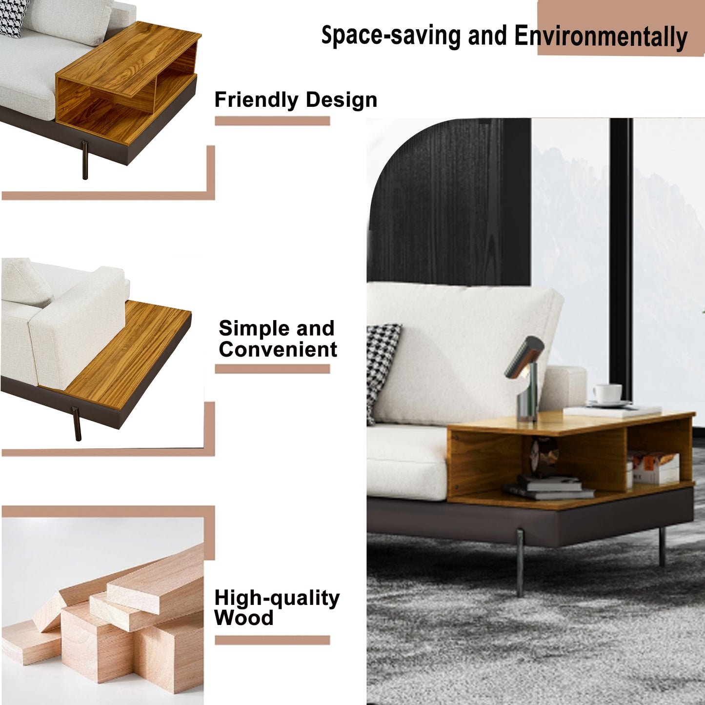 Luxury sofa/Fabric sofain Living Room Left and Right Interchangeable/four seat sofa/off-white