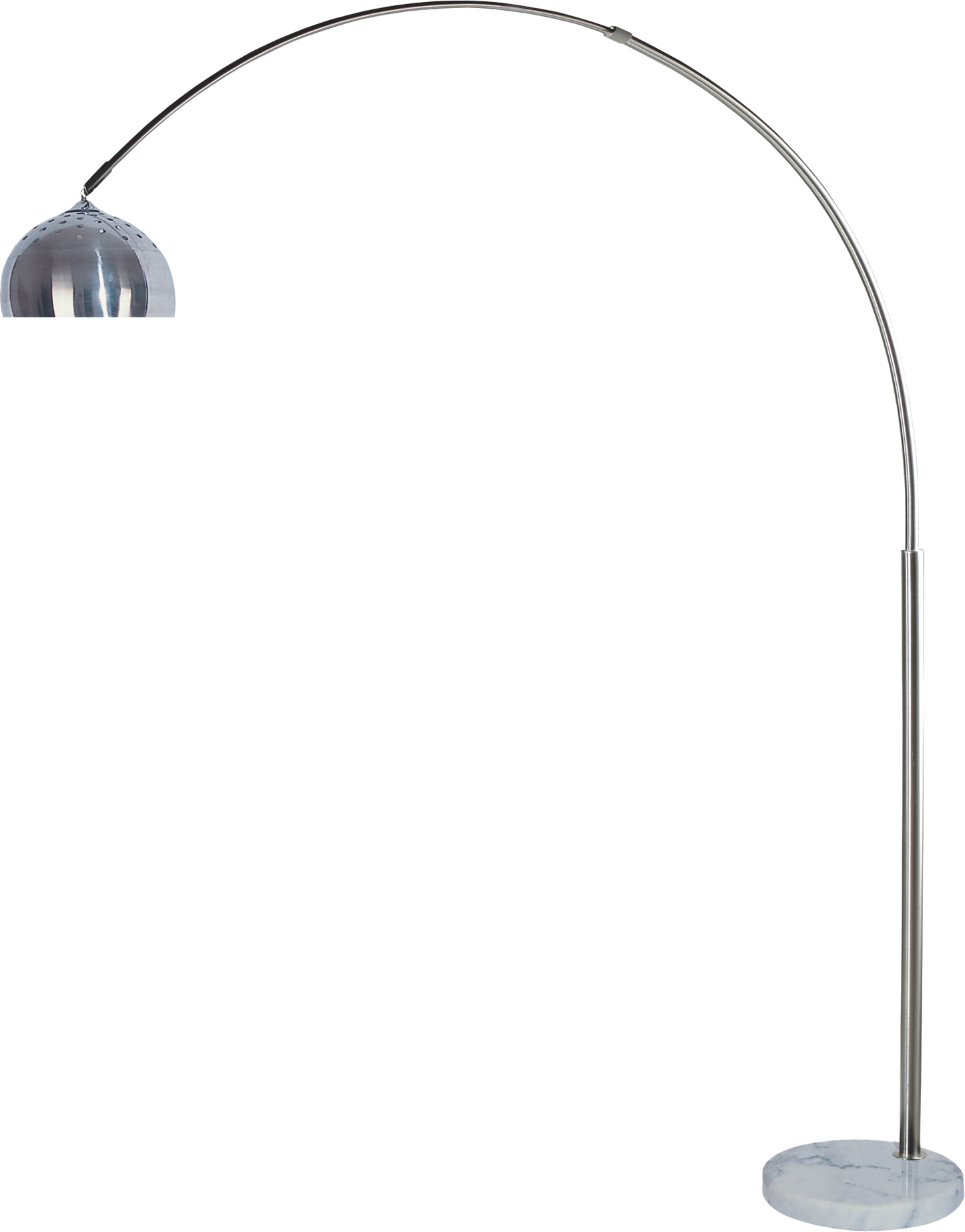 81"H STEEL MODERN ARCH FLOOR LAMP