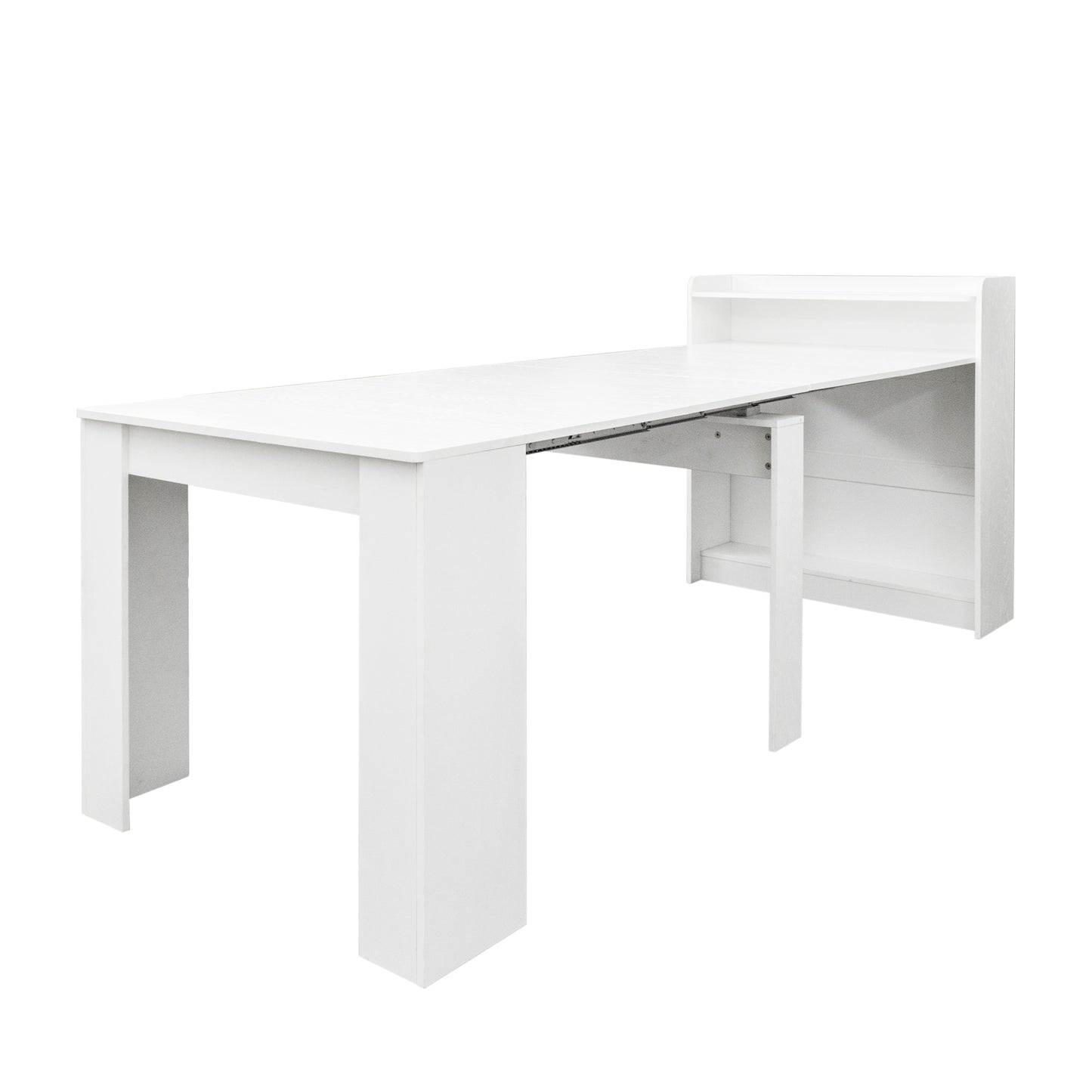 （缺货）Modern Extendable Dining Table with Storage