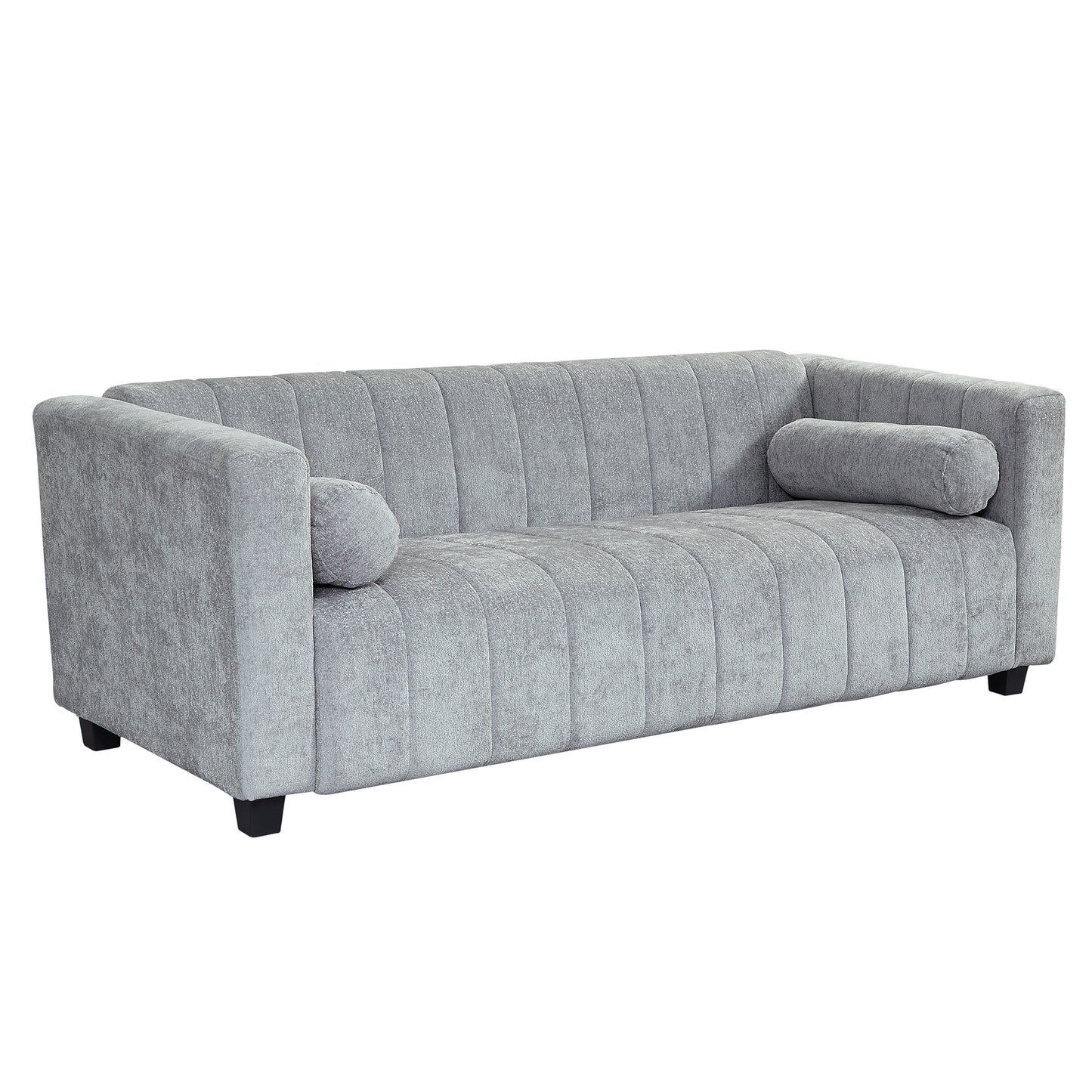 U_Style 78.7''Upholstered Sofa for Living Room, Bedroom, Salon, Simplified Style