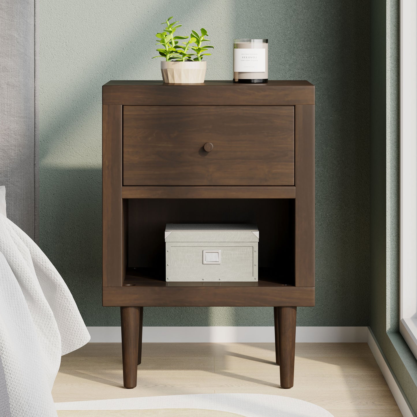 1-DRAWER NIGHTSTAND