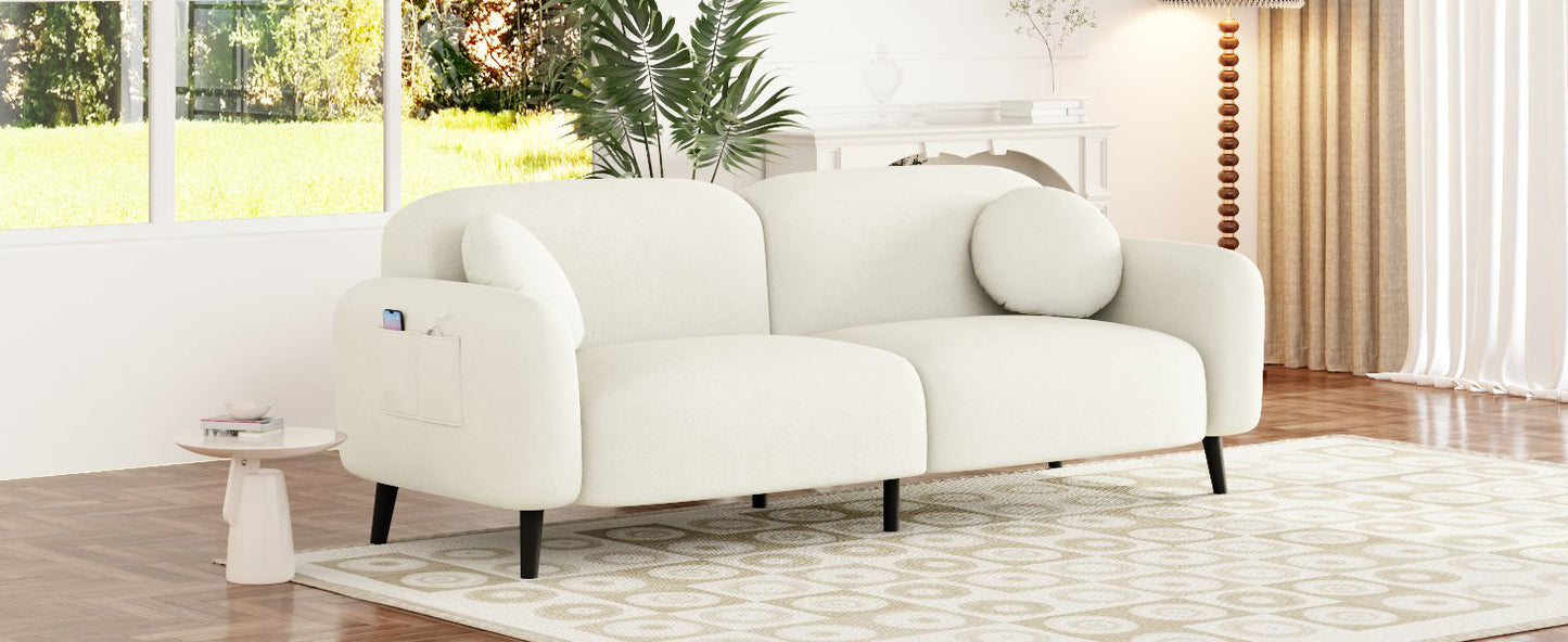 U_Style 83.9''Upholstered Sofa for Living Room, Bedroom, and Apartments